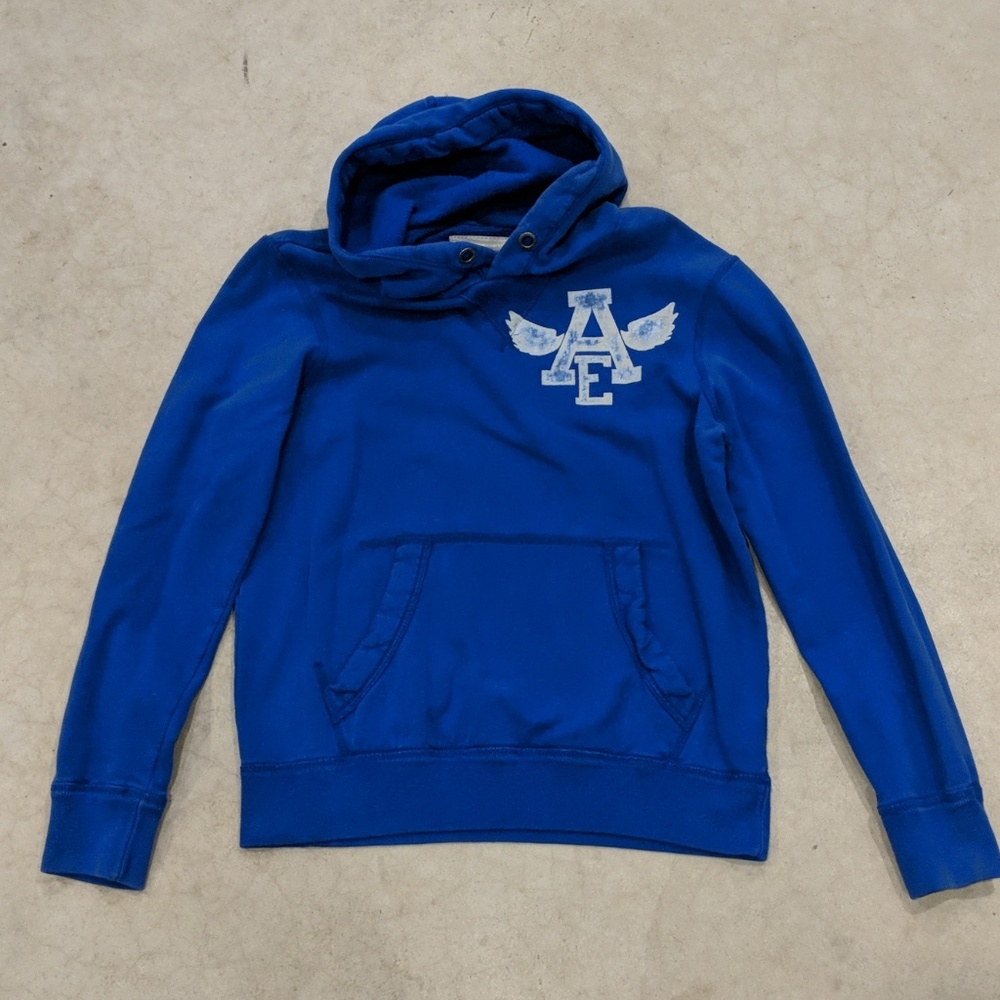 American Eagle Royal Blue Athletic Fit Hoodie